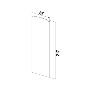 End Cap Left- Model 2020 CAD Drawing